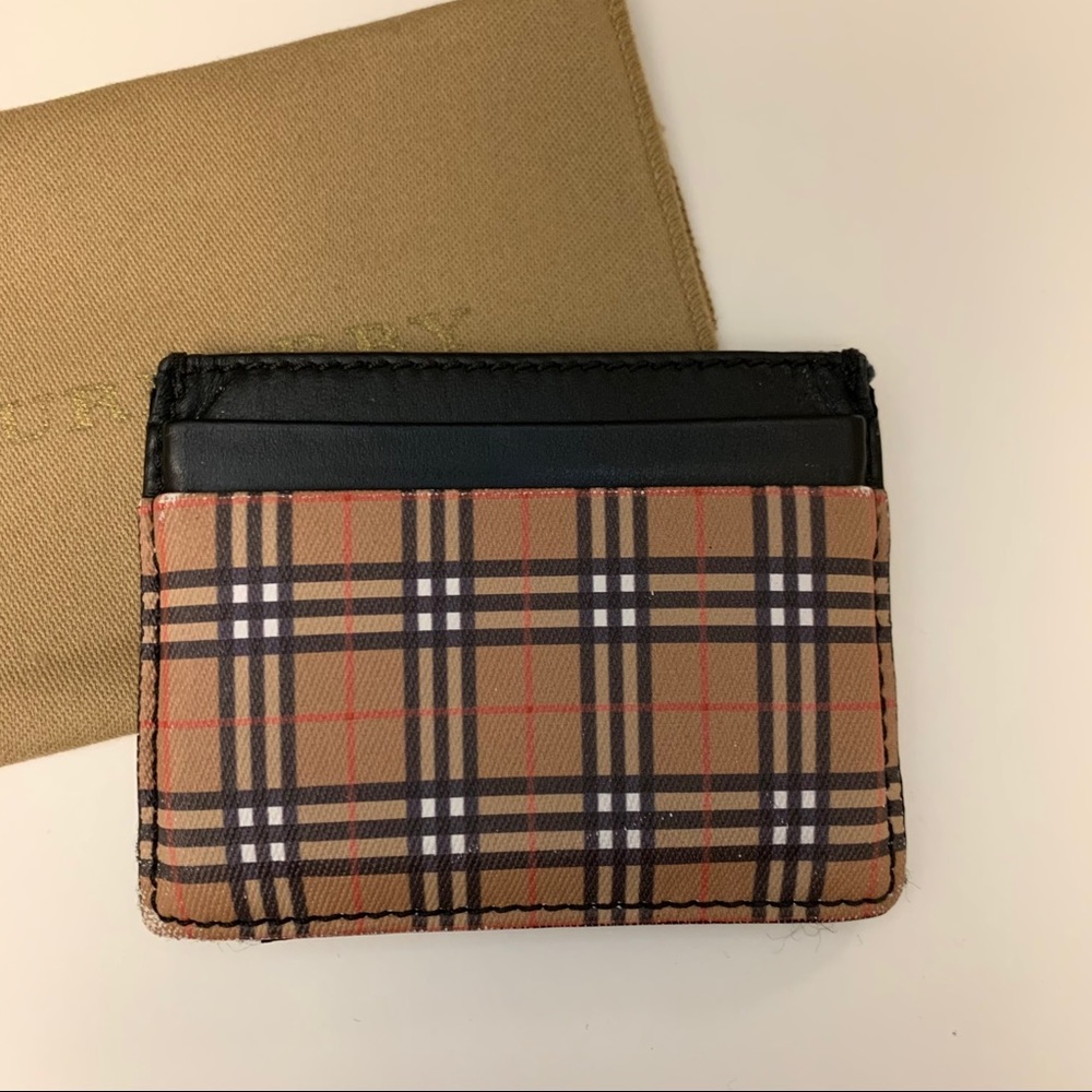 Burberry Sandon Mini Vintage Check Card Case